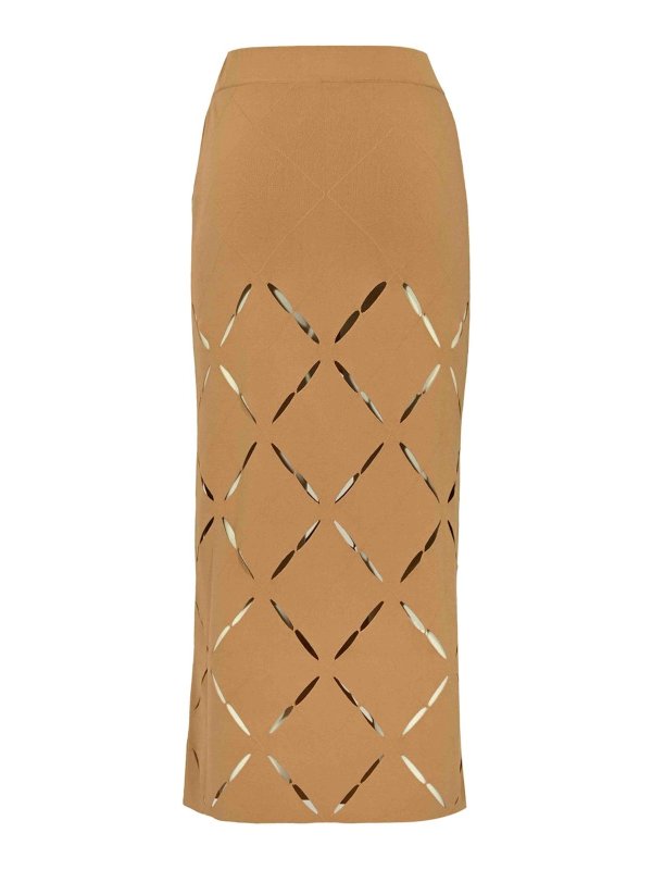 LIVIANA CONTI: ニーレングススカート＆ミディ丈 online - 膝丈/ミディスカート - ブラウン