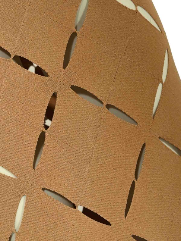 The Best Shops LIVIANA CONTI: ニーレングススカート＆ミディ丈 - 膝丈/ミディスカート - ブラウン