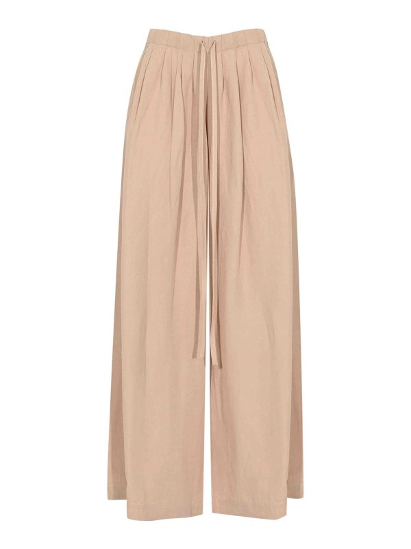 LIVIANA CONTI: カジュアルトラウザー - カジュアルパンツ - ピンク