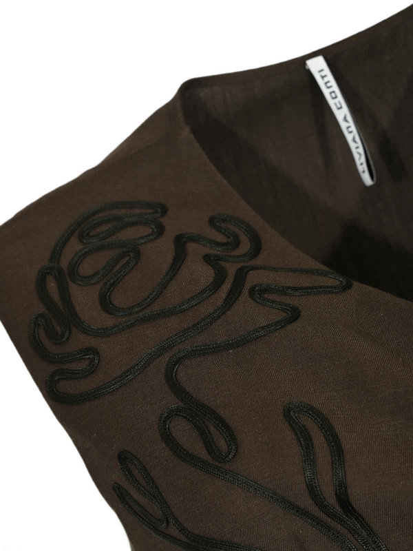 The Best Shops LIVIANA CONTI: ベスト＆チョッキ - ウェストコート/ジレ - ダークブラウン