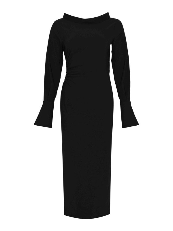 LIVIANA CONTI: ニーレングスドレス - 膝丈ドレス - 黒