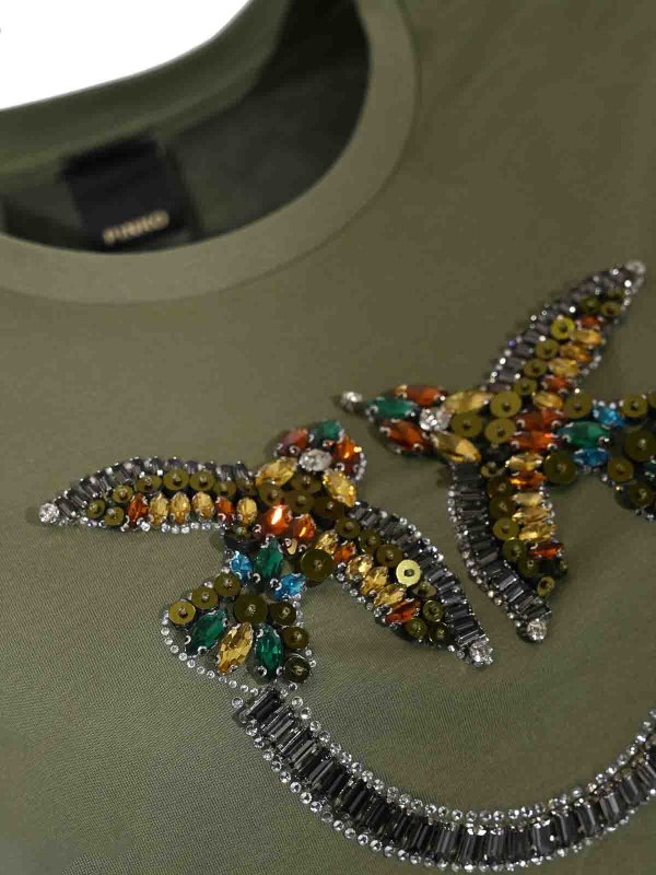 The Best Shops Pinko: Camisetas - Camiseta - Verde