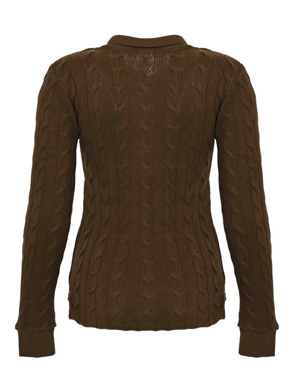 POLO RALPH LAUREN: ポロシャツ online - ポロシャツ - ダークブラウン