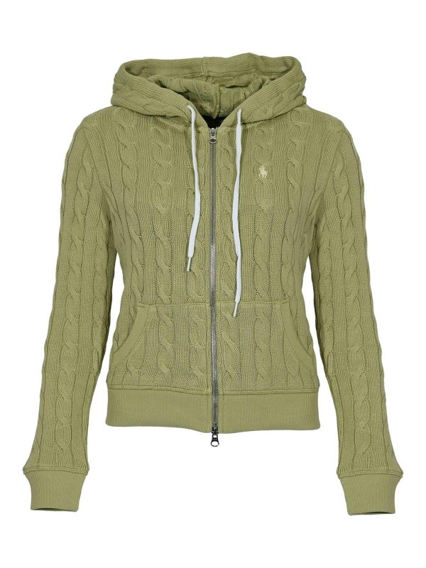 POLO RALPH LAUREN: スウェット＆セーター - スウェットシャツ/セーター - 緑