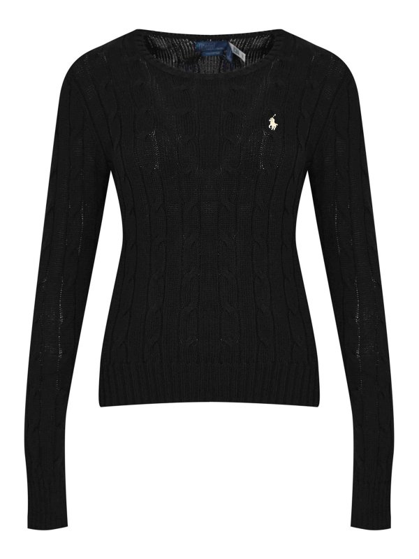 POLO RALPH LAUREN: クルーネック - クルーネック - 黒