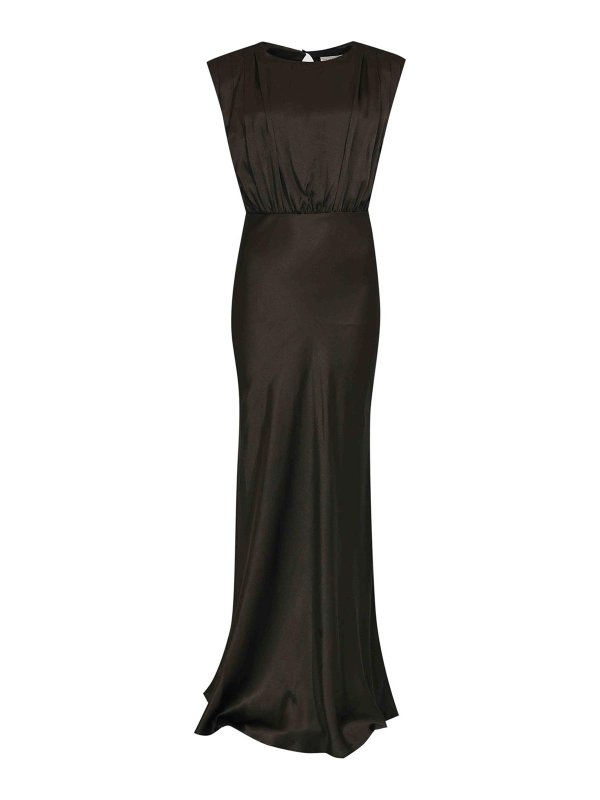 Semicouture: イブニングドレス - イブニングドレス - ブラウン