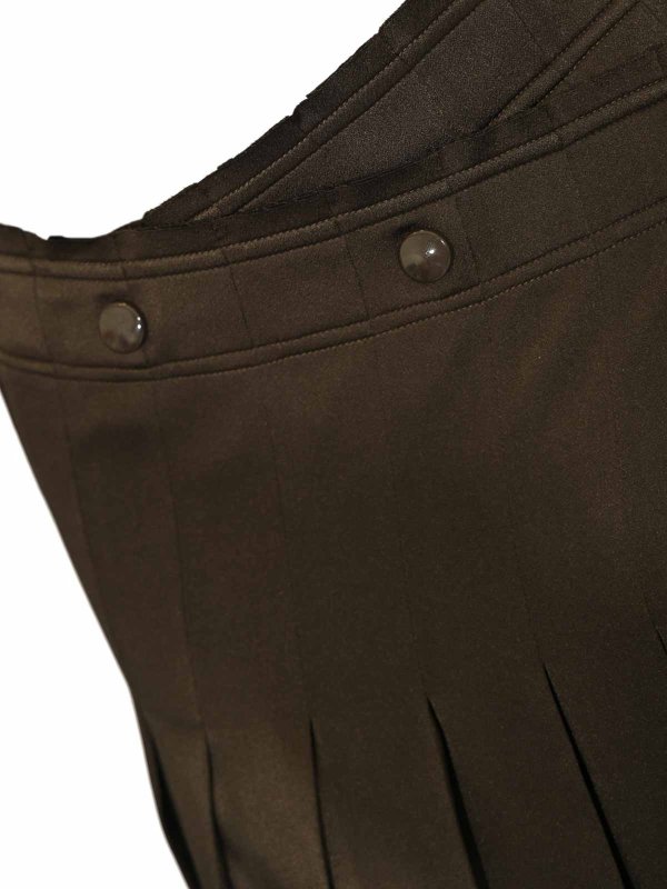 The Best Shops Semicouture: ニーレングススカート＆ミディ丈 - 膝丈/ミディスカート - ブラウン