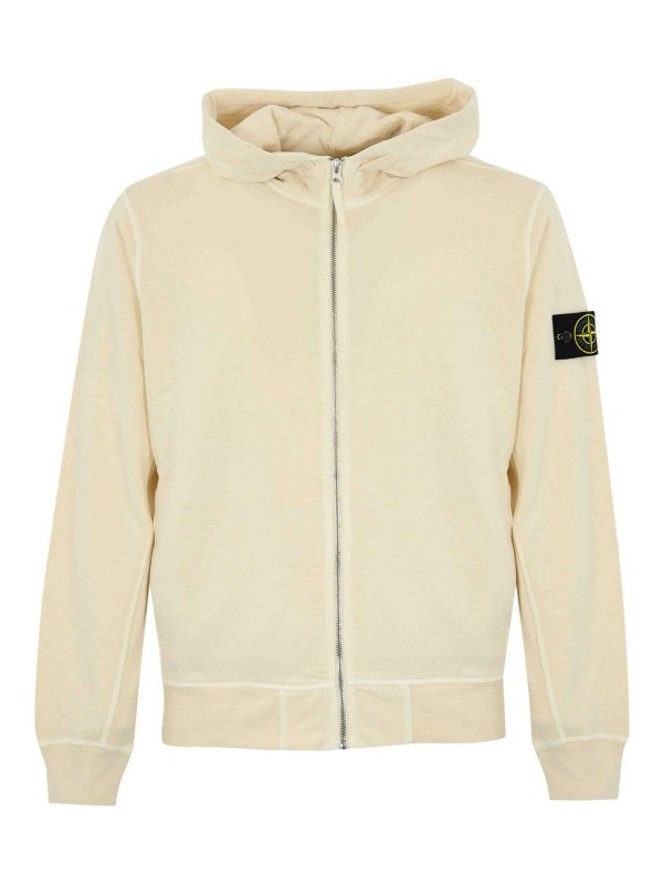 STONE ISLAND: スウェット＆セーター - スウェットシャツ/セーター - 白