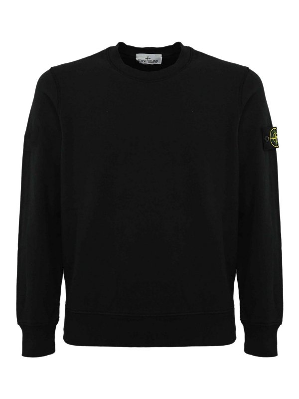STONE ISLAND: スウェット＆セーター - スウェットシャツ/セーター - 黒