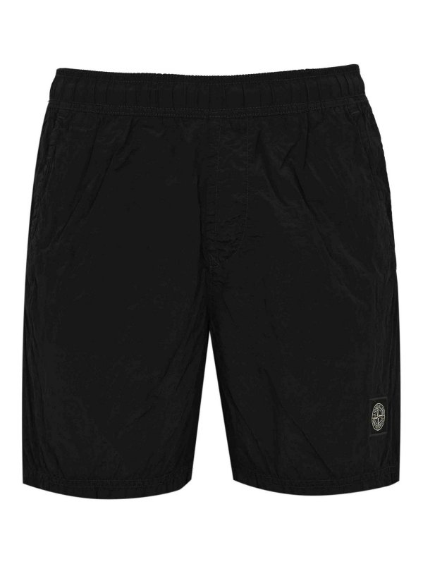 STONE ISLAND: トラウザーショーツ - ショートパンツ - ブルー