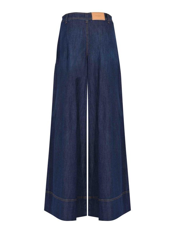 TWINSET: ベルボトムジーンズ online - フレアジーンズ - ダークウォッシュ