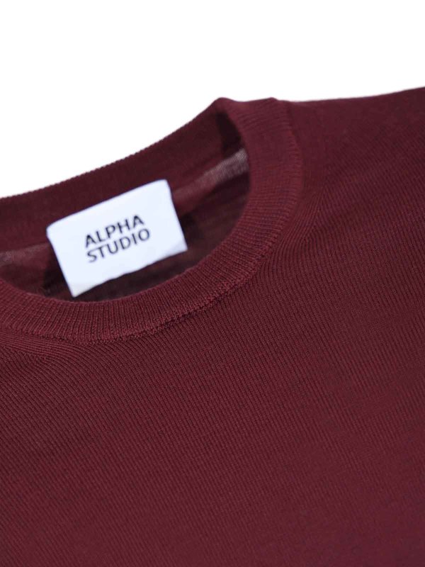 The Best Shops ALPHA STUDIO: crew necks - Slim Crew-Neck Sweater