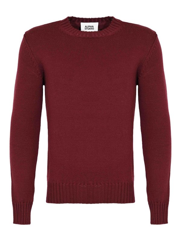 ALPHA STUDIO: crew necks - Pullover