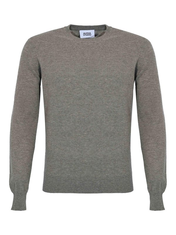 ALPHA STUDIO: maglia collo rotondo - Maglia Girocollo Regular