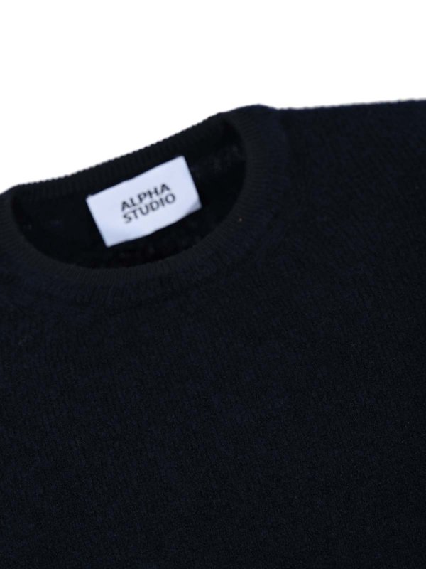 The Best Shops ALPHA STUDIO: Pull col rond - Pull Col Rond - Bleu