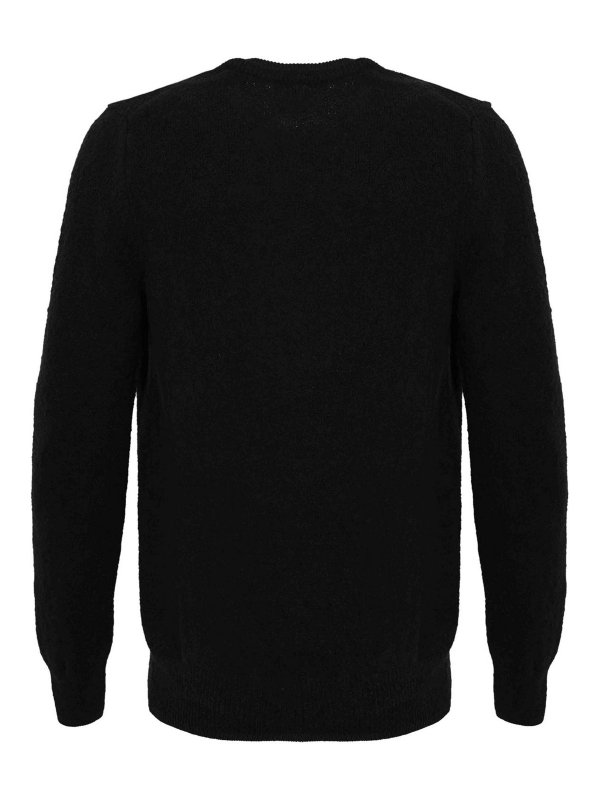ALPHA STUDIO: Pull col rond online - Pull Col Rond - Noir