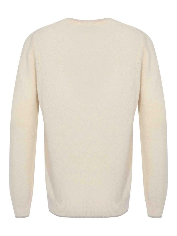 ALPHA STUDIO: Suéteres con cuello pico online - Suéter Cuello Redondo - Blanco