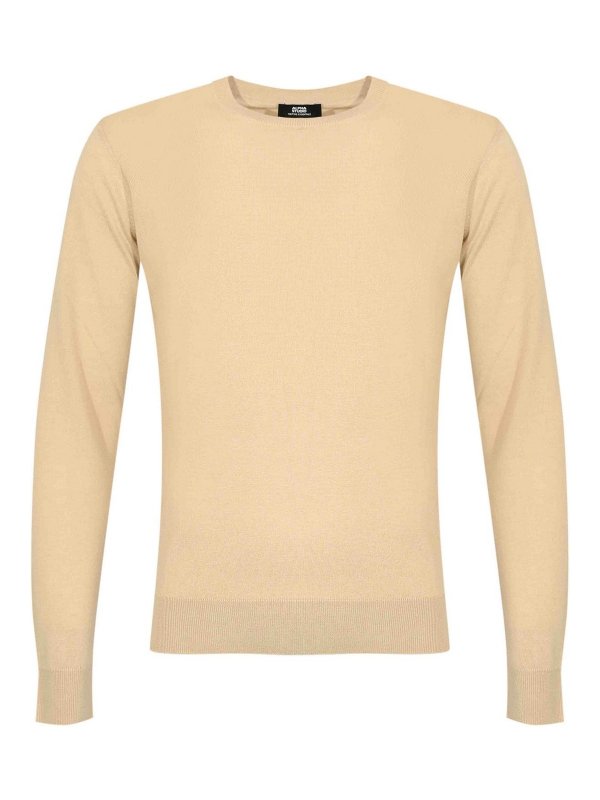 ALPHA STUDIO: Strickpullover mit Rundhalsausschnitt - Rundhalspullover - Bunt