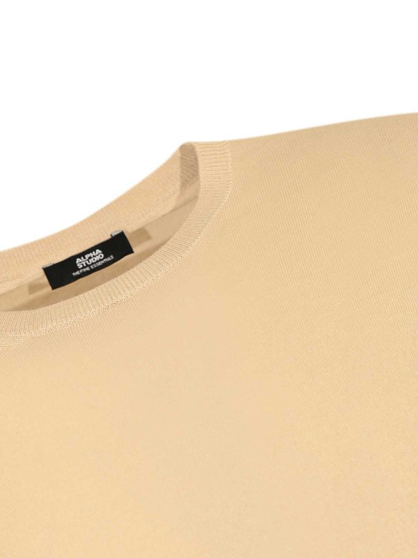 The Best Shops ALPHA STUDIO: Strickpullover mit Rundhalsausschnitt - Rundhalspullover - Bunt