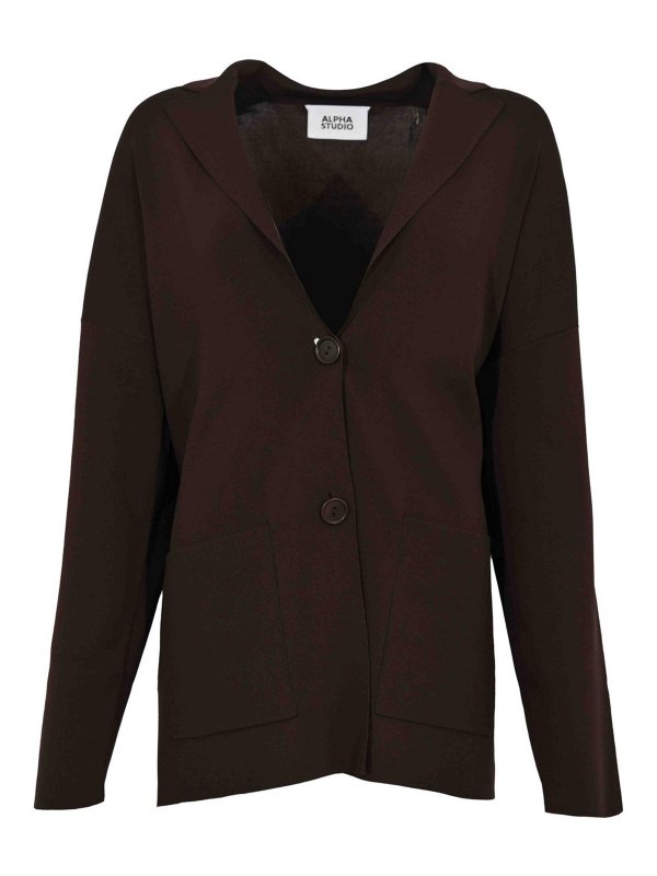 ALPHA STUDIO: Vestes de costume - Blazer - Marron
