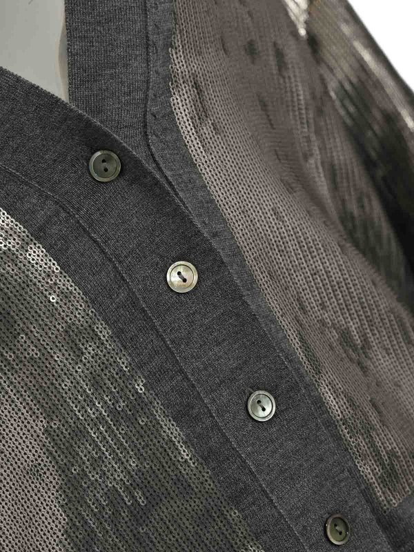 The Best Shops ALPHA STUDIO: Cárdigans - Cárdigan - Gris