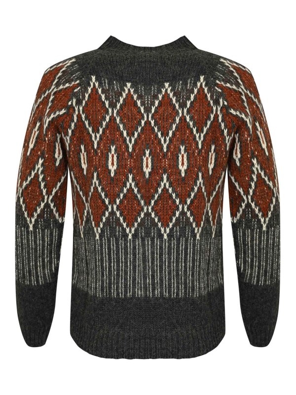 DANIELE ALESSANDRINI: クルーネック online - クルーネック - グレー