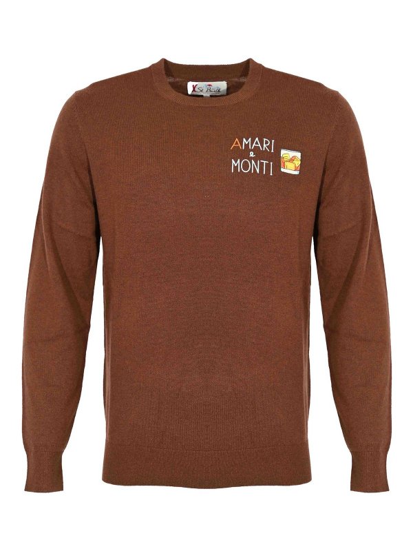 MC2 SAINT BARTH: Strickpullover mit Rundhalsausschnitt - Rundhalspullover - Bunt