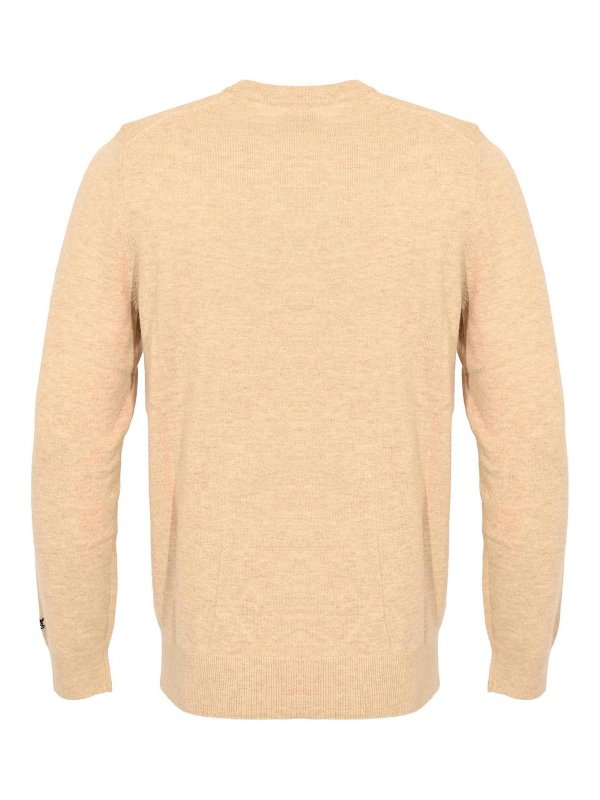 MC2 SAINT BARTH: Strickpullover mit Rundhalsausschnitt online - Rundhalspullover - Braun