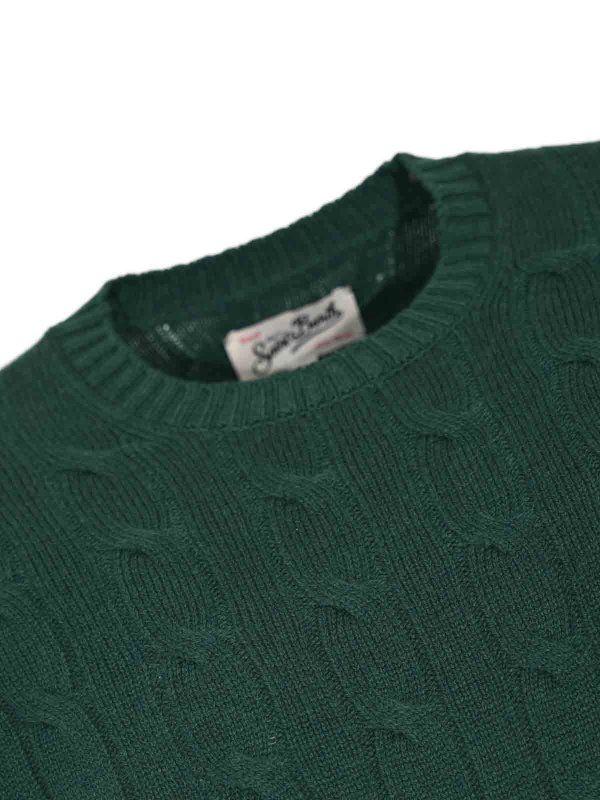 The Best Shops MC2 SAINT BARTH: Pull col rond - Pull Col Rond - Vert