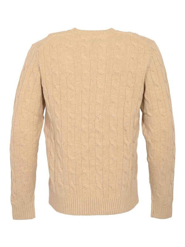 MC2 SAINT BARTH: crew necks online - Regent Braid Cable Sweater