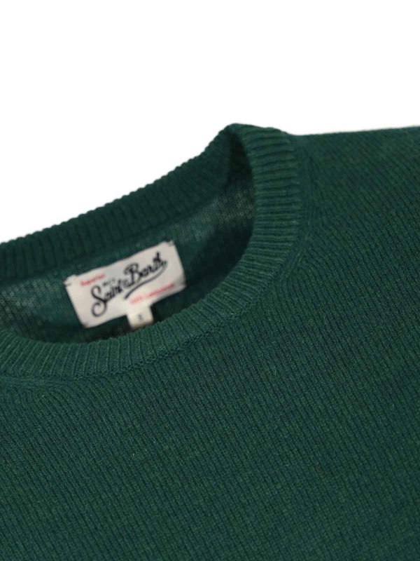 The Best Shops MC2 SAINT BARTH: Strickpullover mit Rundhalsausschnitt - Rundhalspullover - Grün
