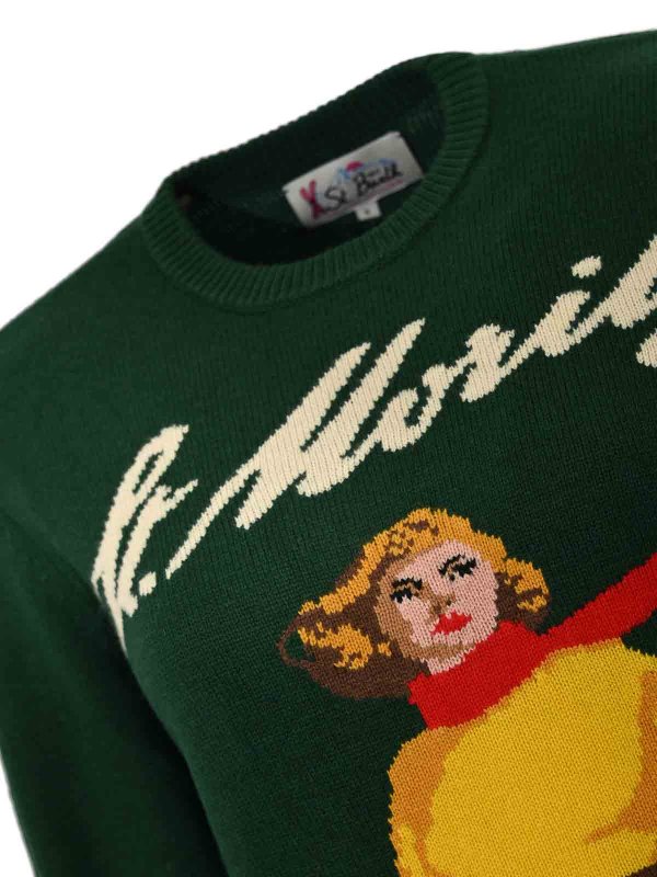 The Best Shops MC2 SAINT BARTH: Strickpullover mit Rundhalsausschnitt - Rundhalspullover - Bunt