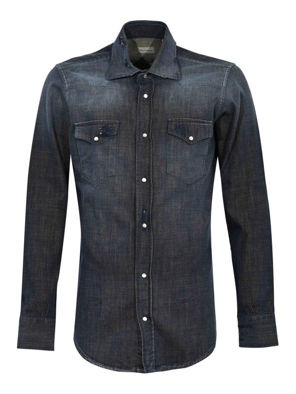 SARTORIO: シャツ - シャツ - ダークウォッシュ