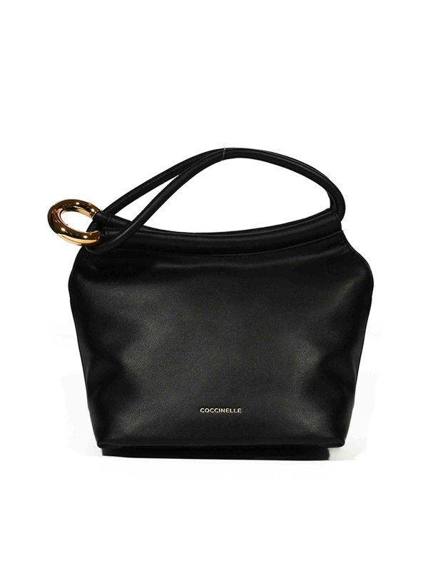 COCCINELLE: トートバッグ - トートバッグ - 黒