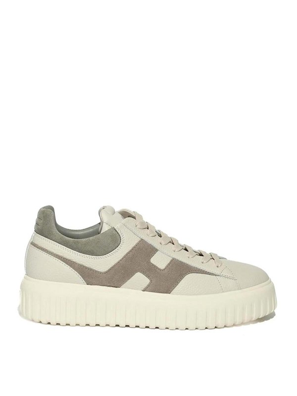 HOGAN: Chaussures de sport - Baskets - Beige