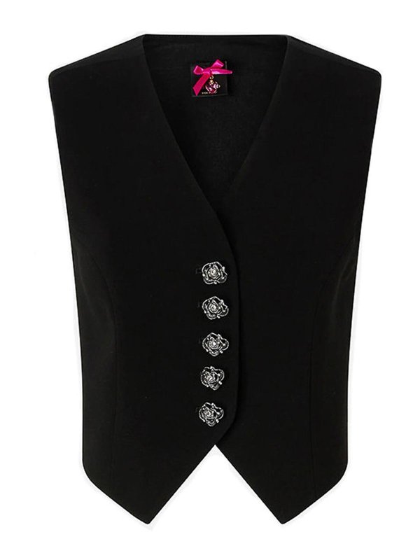 Pinko: ベスト＆チョッキ - ウェストコート/ジレ - 黒