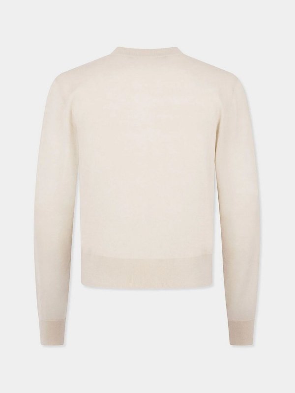 DSQUARED2: Pull col rond online - Pull Col Rond - Beige