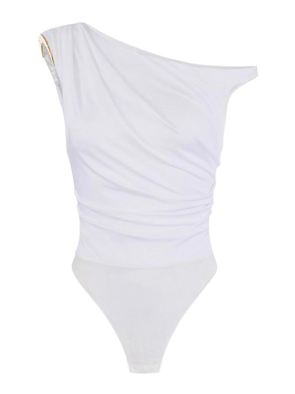 ELISABETTA FRANCHI: トップス＆タンクトップ - トップ/タンクトップ - 白