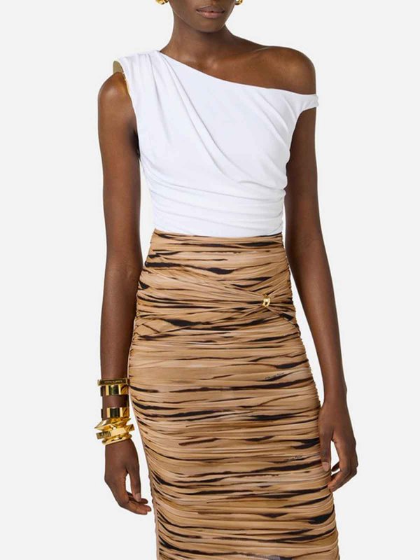 トップ/タンクトップ - 白 shop online: ELISABETTA FRANCHI