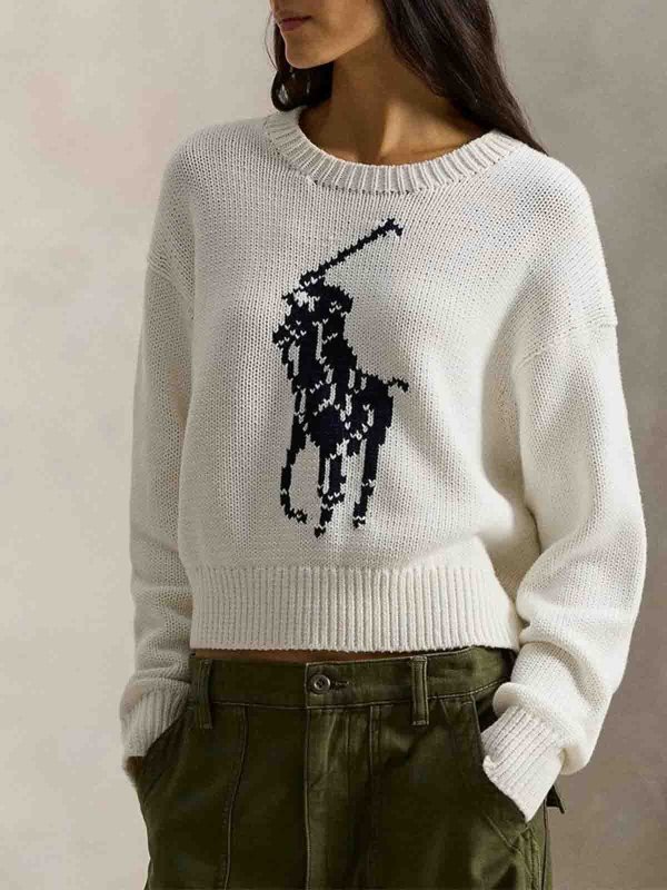 POLO RALPH LAUREN: クルーネック online - クルーネック - 白