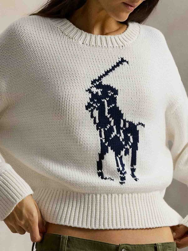 POLO RALPH LAUREN buy online クルーネック - 白