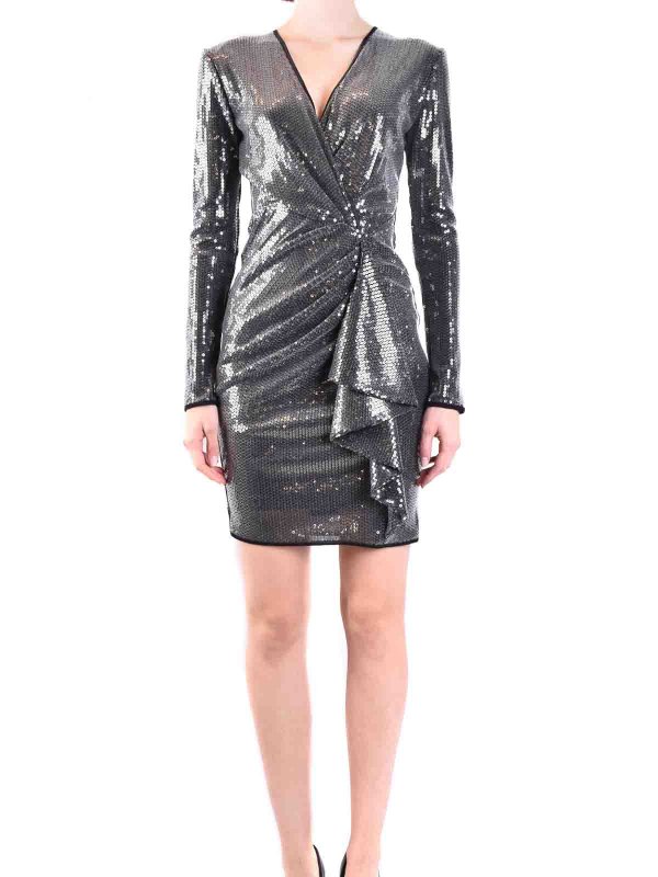 Diane von Furstenberg: ニーレングスドレス online - 膝丈ドレス - グレー