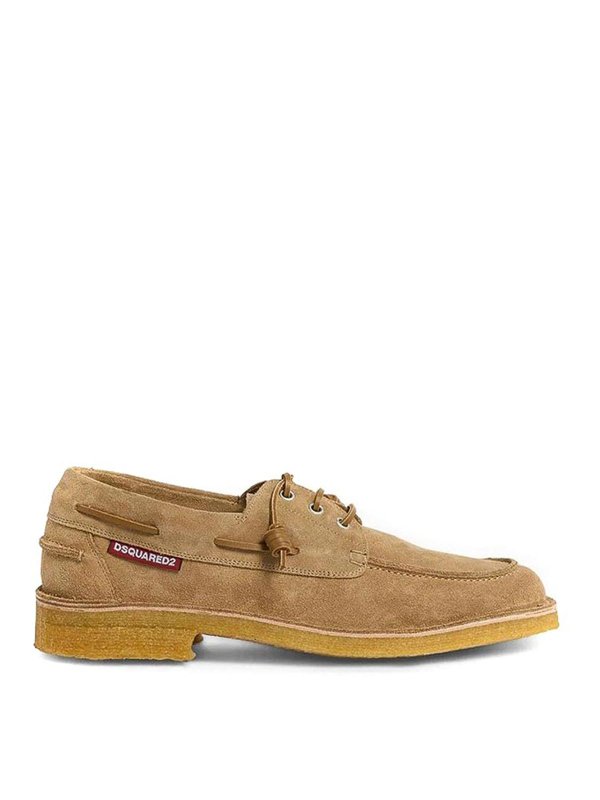 DSQUARED2: Mocassins & Chaussures bateau - Mocassins - Beige