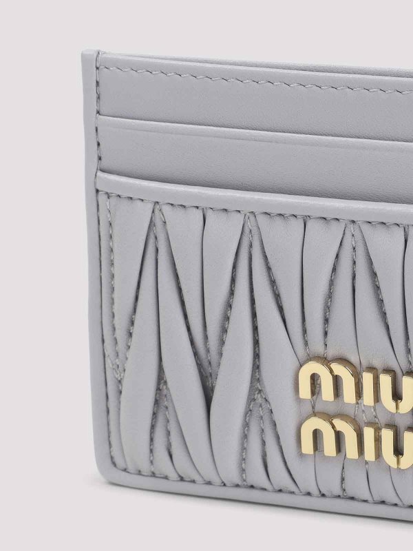 The Best Shops MIU MIU: wallets & purses - Lamb Leather Cardholder