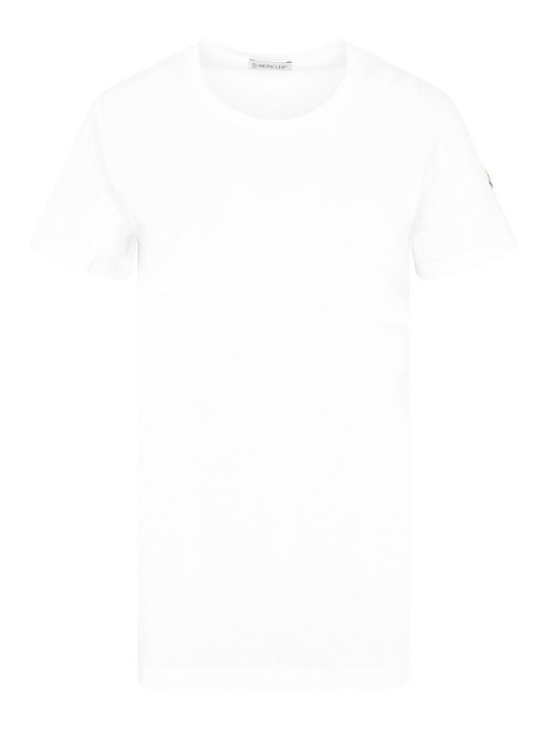 MONCLER: Camisetas - Camiseta - Beis