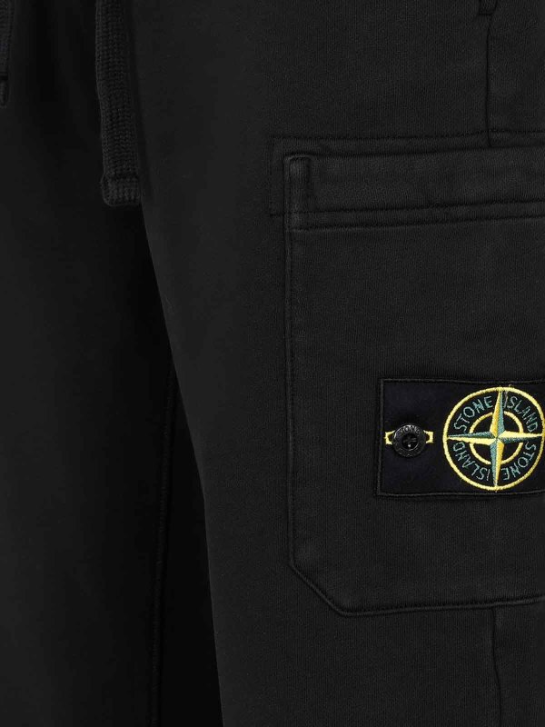 ストレートジーンズ - 黒 shop online: STONE ISLAND