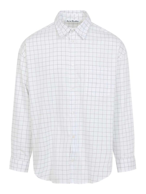 Acne Studios: Camisas - Camisa - Blanco