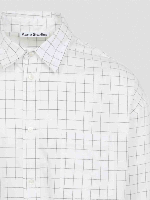 The Best Shops Acne Studios: Camisas - Camisa - Blanco