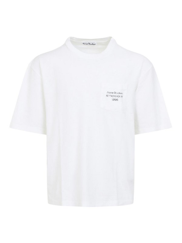 Acne Studios: t-shirts - Cotton T-Shirt