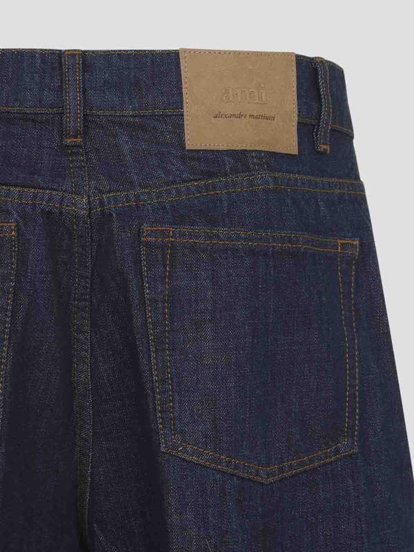 The Best Shops AMI PARIS: Jeans à jambe droite - Jean Droit - Délavé